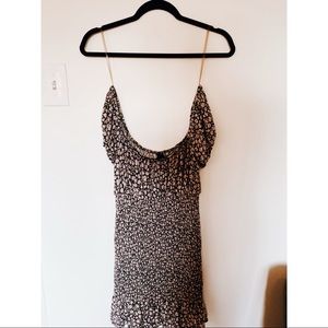 Wild Fable Floral-Print Ruched Bodycon Minidress (Size M)